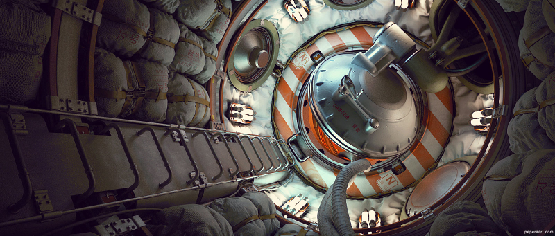 Illustration for article titled The Fantastic Space Art Of Paul Pepera